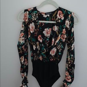 Fashion Nova satin body suit